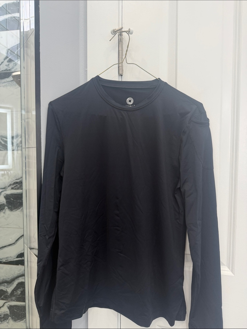 Women's Black Long-Sleeve Performance Tee by (no brand)